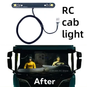 RC Truck Cab Light Spotlight Dashboard LED Light For Tamiya 1/14 RC Tractor Truck 1/12 Crawler TRX4 SCX10 Parts Accessories