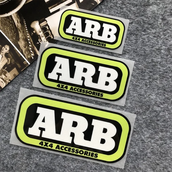 ARB 4X4 Accessories Warning Sticker Off-Road Reflective Decal Decor Car Window Body Motorcycle Motorbike Racer - Image 11