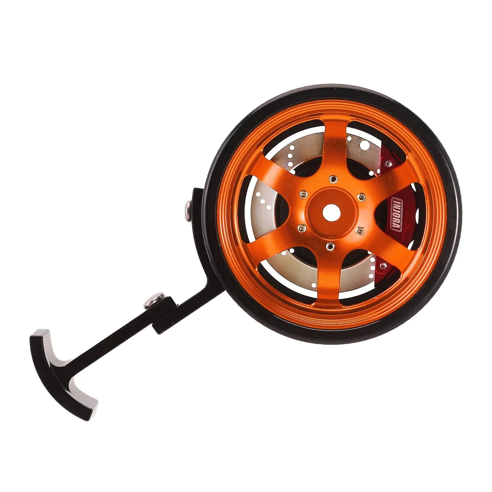 INJORA Aluminium One-handed Control Steering Wheel Upgrade for TQI Transmitter TRX4M TRX4 TRX6 Slash Summit - Image 2