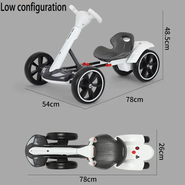 Karting electric four wheeled cart  Foldable and seatable  Portable and lightweight  No installation required - Image 6