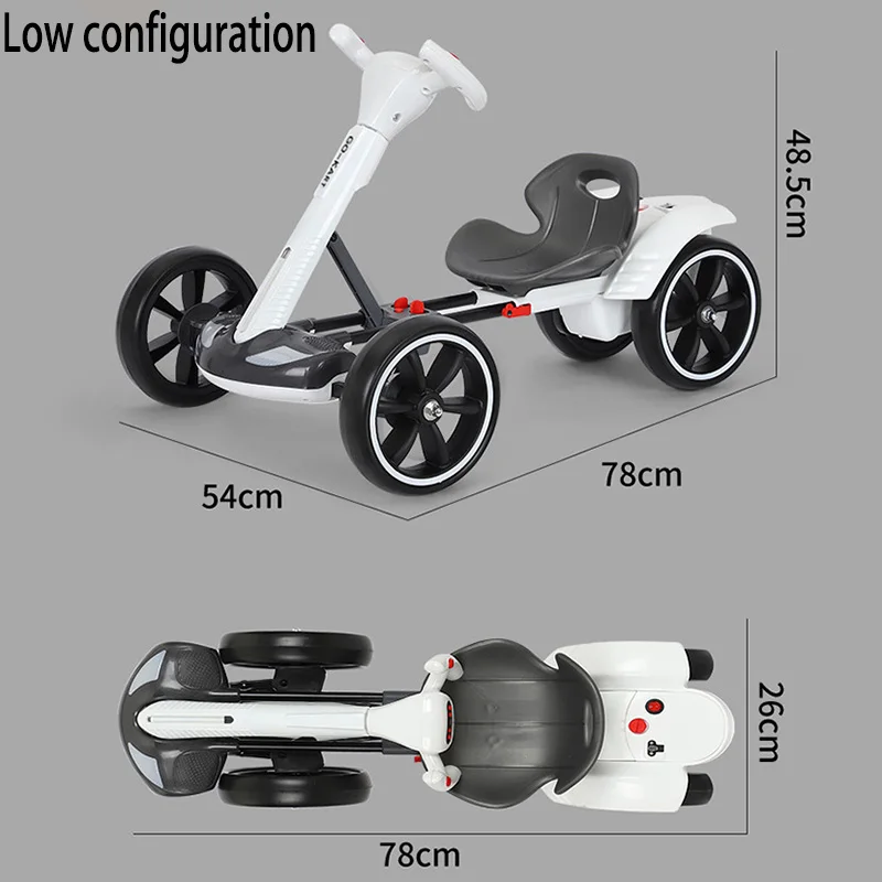 Karting electric four wheeled cart  Foldable and seatable  Portable and lightweight  No installation required - Image 6