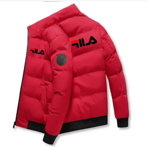 New 2025 autumn/winter men's short jacket  fashionable outdoor casual stand-up collar zipper men's cotton-padded jacket - Image 4