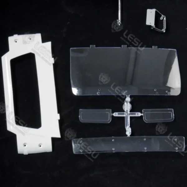 CK-TGS: LESU RC 1/14 Scale MAN TGS Assembly Cab Kit Cabin For Tamiya 1/14 RC Tractor Truck Tipper Dump Truck Parts Accessories CK-TGS - Image 5