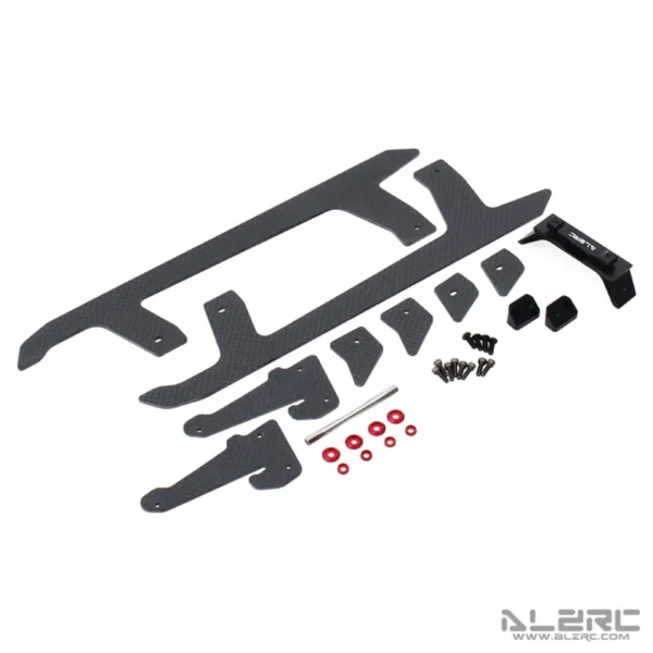 ALZRC Carbon Fiber Landing Skid Set Spare For Devil 505FAST FBL 3D Fancy RC Helicopter Aircraft Carbon Fiber Accessories TH18859 - Image 3