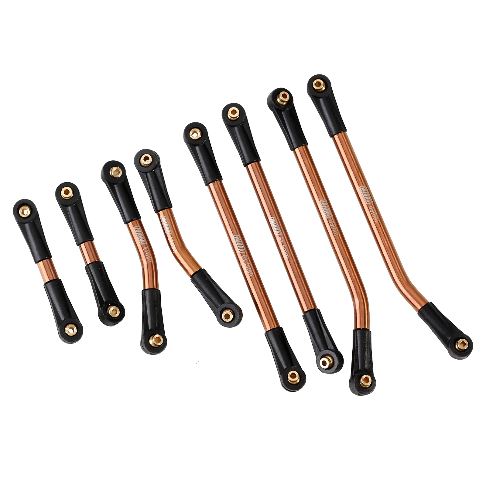 INJORA Stainless Steel High Clearance 4 Links Set Upgrade Parts For 1/24 RC Crawler Axial SCX24 Deadbolt B17 - Image 5