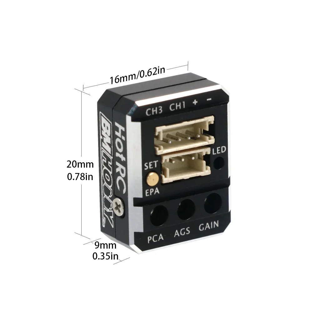 Hotrc F11 Automatic Stability Control Gyroscope for RC Drift Racing Car Professional RC Gyro Integrated Compact - Image 3