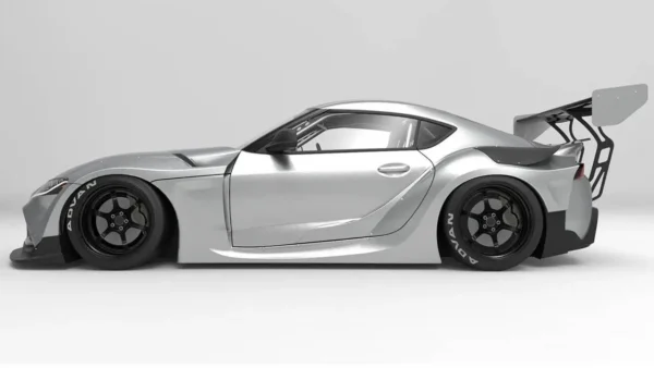 High quality Supra GR Rocket Bunny 1/10 RC PC body shell lampshade 200mm width Transparent drift body shell hsp hpi trax Tamiya - Image 2