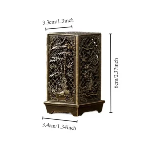 Vertical Incense Burner Zinc Alloy Incense Burner Mini Incense Burner Plum Blossom Bamboo Diffuser Home Fragrance Products