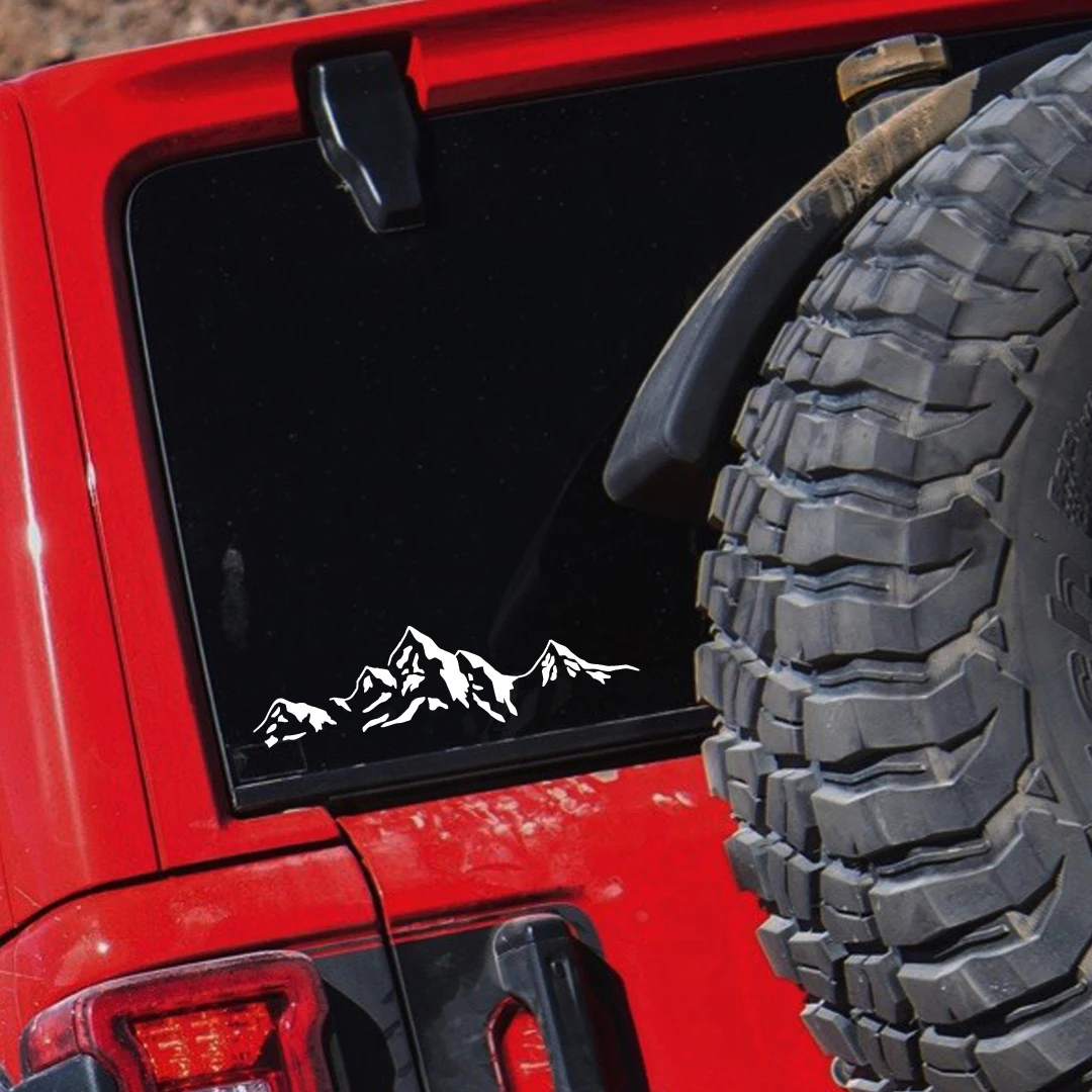 Mountain Die-Cut Vinyl Decal Car Sticker Waterproof Auto Decors On Car Body Bumper Rear Window Laptop Stickerscustomized - Image 2