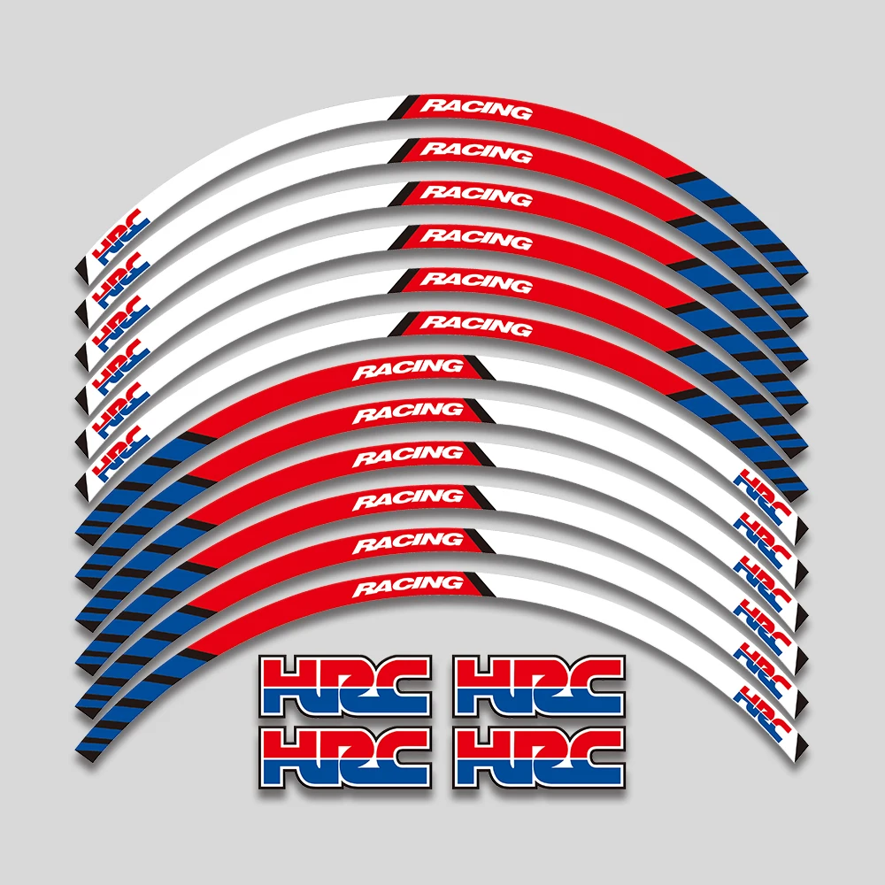 17inch Wheels Hub Stickers Motorcycle Accessories Reflective Decals Stripes For Honda HRC REPSOL CBR 250RR 400RR 600RR 1000RR - Image 3