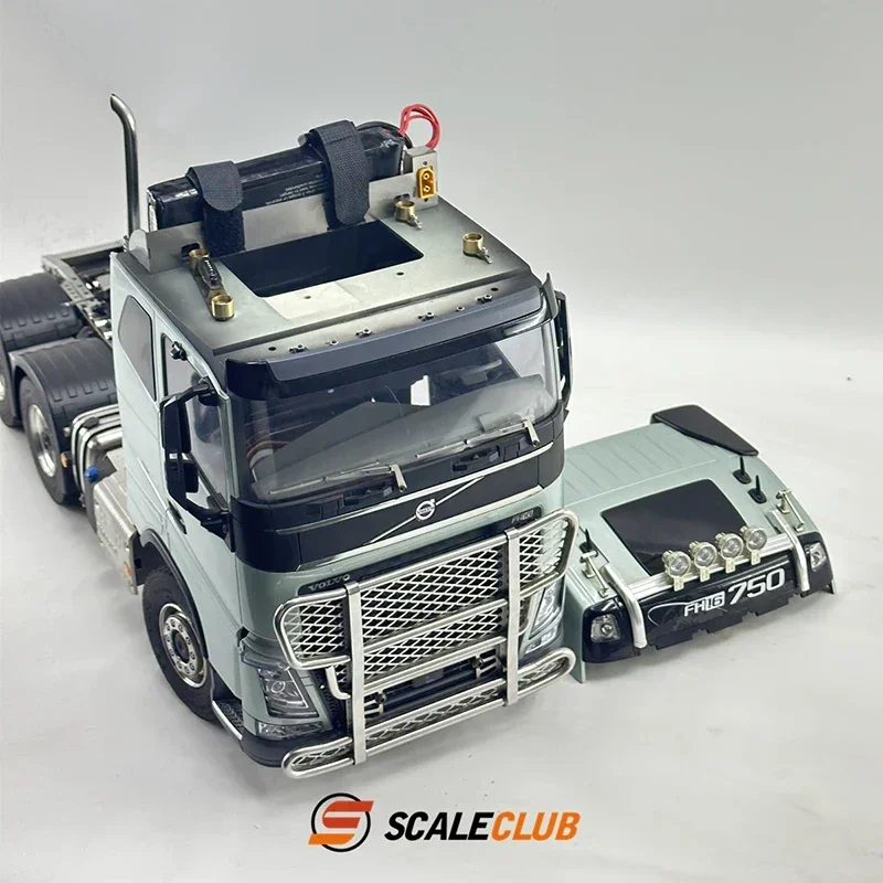 Scaleclub High Roof Body Magnetic Attraction Set for 1/14 Tamiya RC Truck SCANIA 770S 56368 56371 VOLVO FH750 ACTROS Car - Image 5