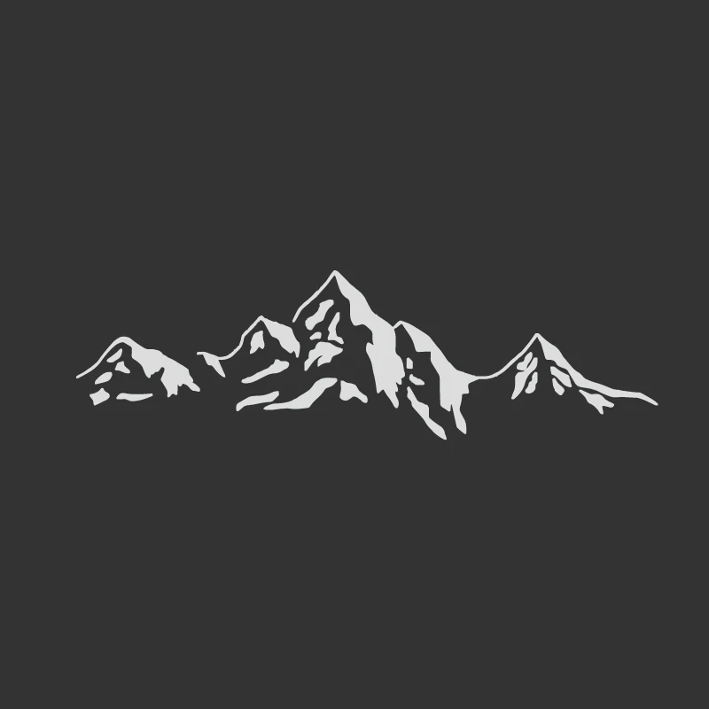 Mountain Die-Cut Vinyl Decal Car Sticker Waterproof Auto Decors On Car Body Bumper Rear Window Laptop Stickerscustomized - Image 13