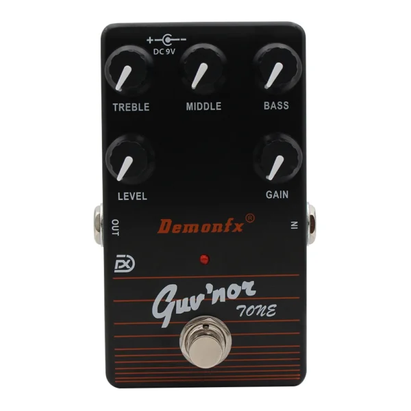 GUVNOR: Demonfx GUVNOR Tone Guitar Effect Pedal Distortion Based on M-SHALL GUV'NOR Pedal
