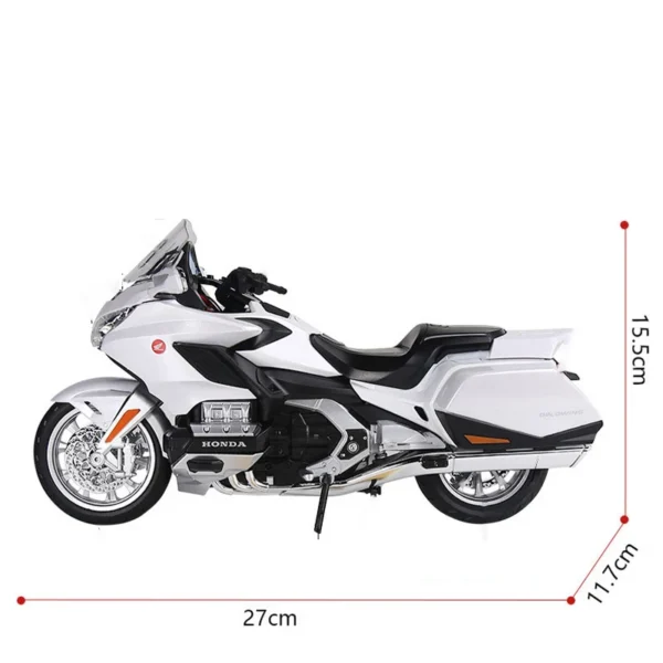 1:9 Honda Gold Wing Tour GL1800 Alloy Die Cast Motorcycle Model Vehicle Collection Sound and Light Off Road Autocycle Toys Car - Image 5