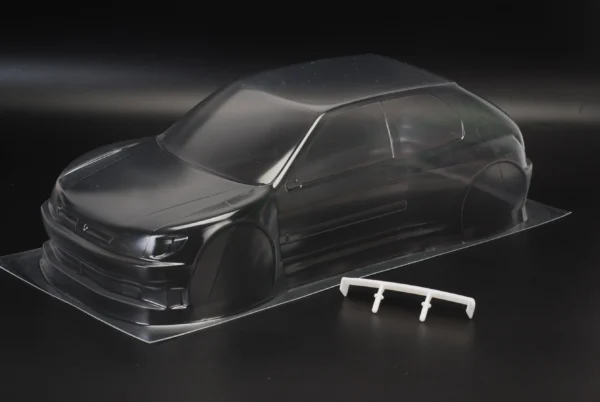 High quality 306 WRC 1/10 Rally RC PC body shell lampshade190mm width Transparent drift body shell RC For hsp Tamiya XV-01 PTG - Image 4