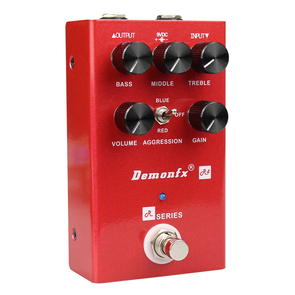 NEW High Quality Demonfx R-Series R4 (Based on G4) Red Channel Preamp/Overdrive/Distortion Pedal - Image 2
