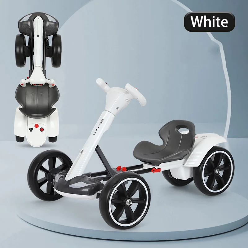 Karting electric four wheeled cart  Foldable and seatable  Portable and lightweight  No installation required - Image 11