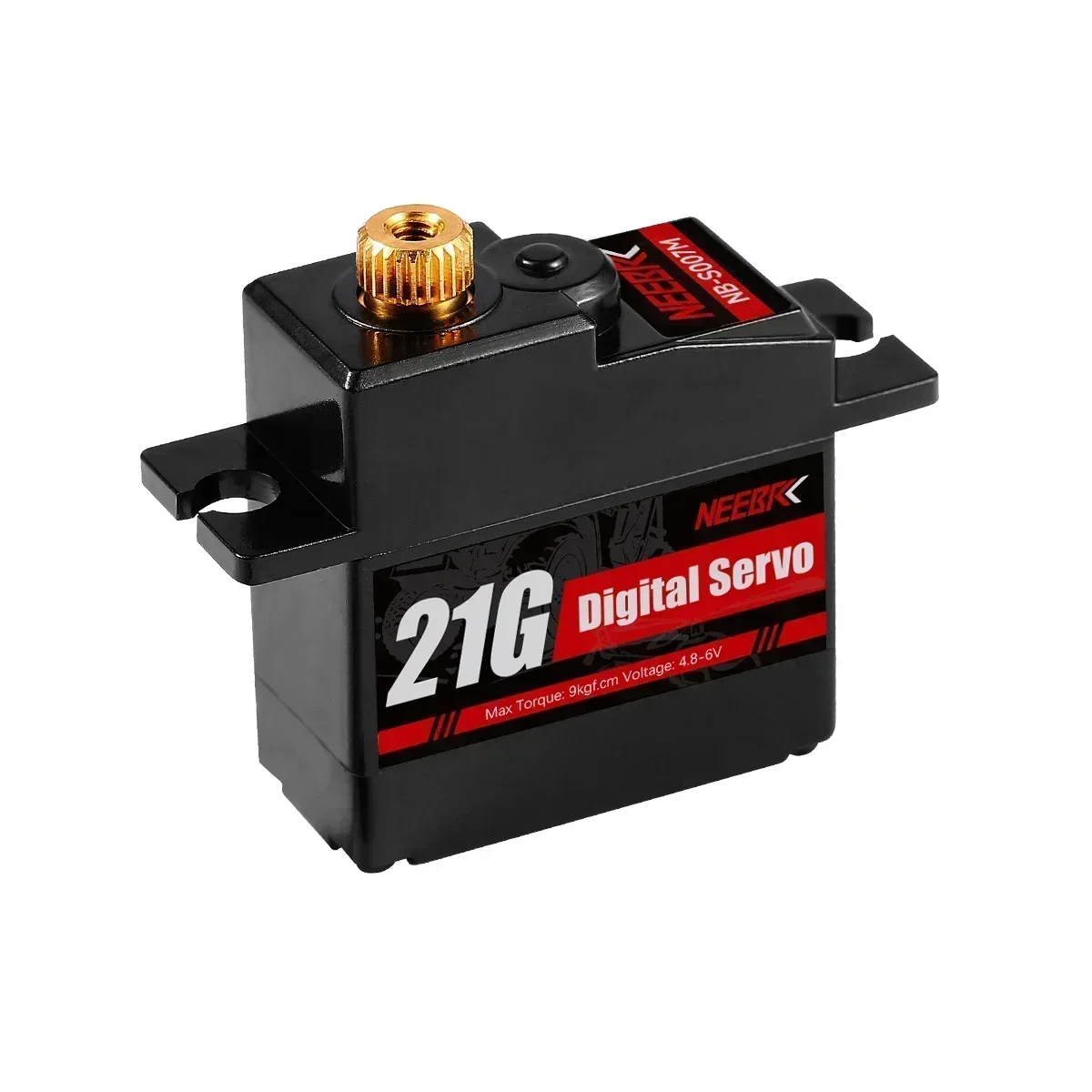 NEEBRC 21G Metal Gear Waterproof Dgital RC Servo for 1/14 1/16 1/18 RC Car Drone Boat Hyper Go 14209 14210 MN99S MN82 MN78 WPL - Image 4