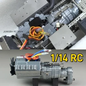 SCALECLUB 1/14 RC 3-speed Gearbox 27T And 35T Motor For Tamiya 1 14 Radio Control Tractor Truck RC Truck Parts Accessories