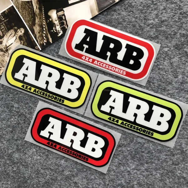 ARB 4X4 Accessories Warning Sticker Off-Road Reflective Decal Decor Car Window Body Motorcycle Motorbike Racer - Image 2