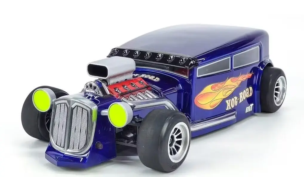 1/10 RC PC F1 Hot Rod Funny 257mm Wheelbase Transparent body shell for RC F1 GT yokomo TAMIYA - Image 2