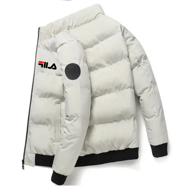 New 2025 autumn/winter men's short jacket  fashionable outdoor casual stand-up collar zipper men's cotton-padded jacket - Image 8