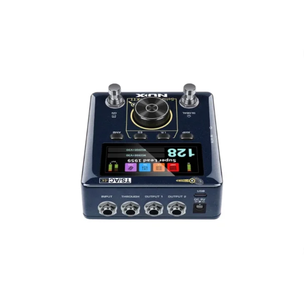 NUX Solid Studio MKII Effect Pedal CYBER IR™ Stereo Amp & Cab Modeler – Dual IR Engine  TSAC-4K Simulation  Ultra-Low Latency - Image 5