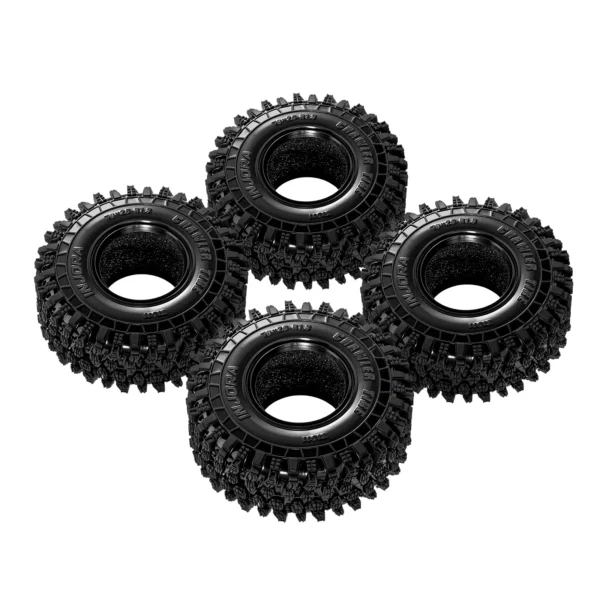 4PCS-T1311: INJORA 70*26mm S5 1.3" Crawler Tires for 1/18 1/24 RC Crawlers (T1311) - Image 5