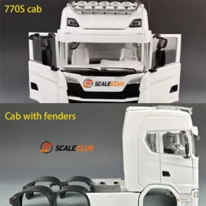 Cab-with-fenders Scaleclub Model 1/14 for Scania 770S Open Door Version Cab Body Driving Compartment Cab