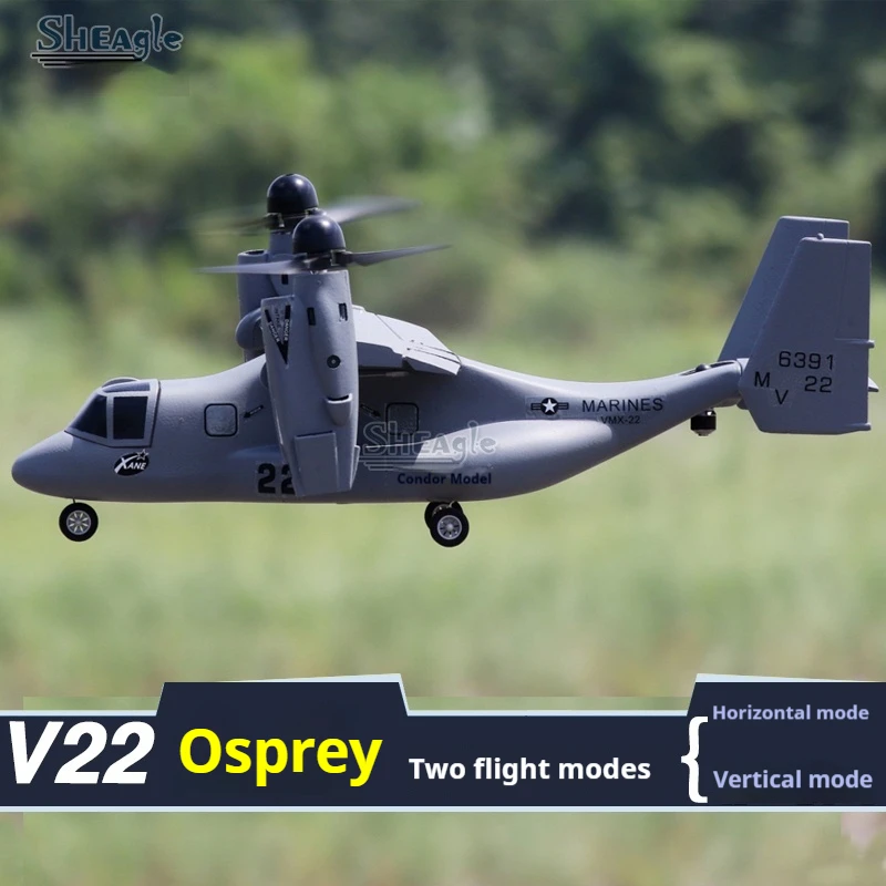 PNP Osprey V22 Vertical Takeoff And Landing Remote-Controlled Aircraft  Variable Wing Model Aircraft  Fixed Wing Outdoor Rc Aircraft