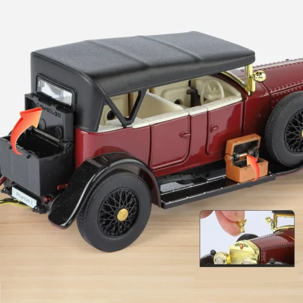 1:32 Rolls Royce Phantom I 1925 Alloy Car Diecasts & Toy Vehicles Metal Toy Car Model Sound and light Collection Kids Toy - Image 4