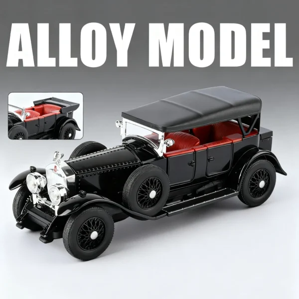 1:32 Rolls Royce Phantom I 1925 Alloy Car Diecasts & Toy Vehicles Metal Toy Car Model Sound and light Collection Kids Toy - Image 8