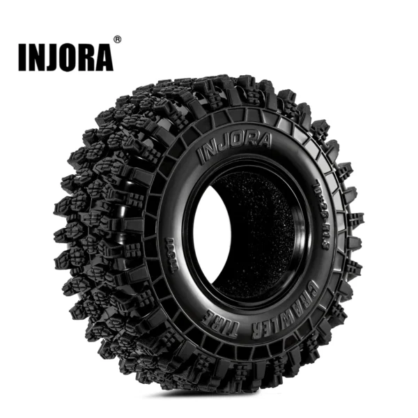 4PCS-T1311: INJORA 70*26mm S5 1.3" Crawler Tires for 1/18 1/24 RC Crawlers (T1311)