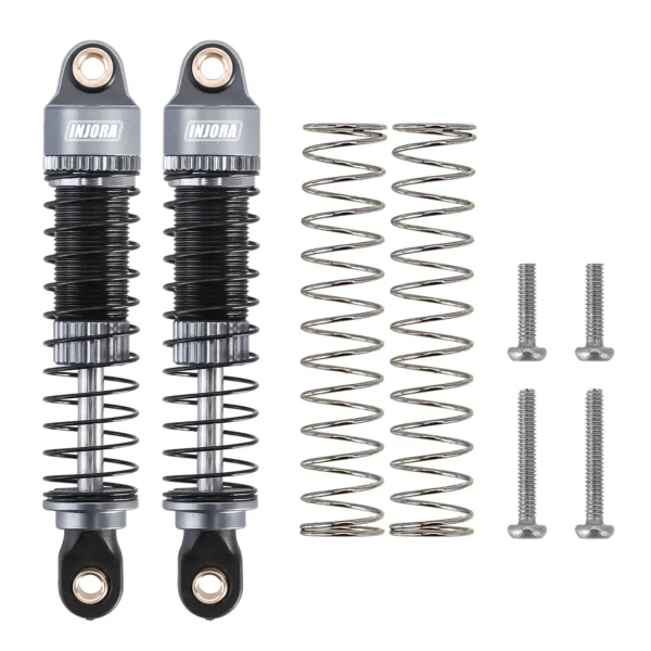 INJORA 53MM Threaded Shock Absorber Oil Damper for 1/18 RC Crawler TRX4M Upgrade (4M-24) - Image 7