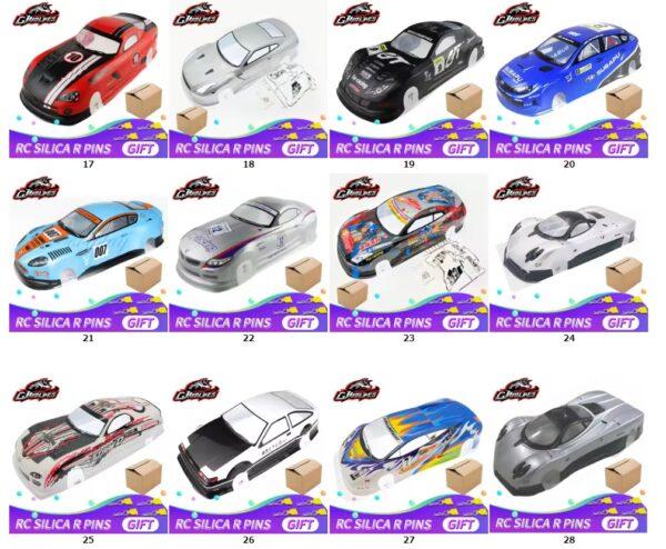 1/10 RC Car Body Shell 190/195/200mm Width PVC RC Shell 257/260mm Wheelbase For RC Hobby Drift Touring hsp yokomo MST TAMIYA - Image 5