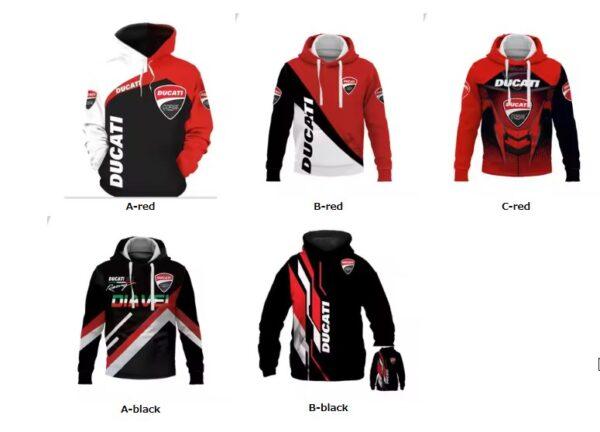 Oversize Ducati Hoodie Harajuku Hoodies Top Unisex Clothing 3D Printing Pullover Casual Hoodies For Men Women Anime Sweatshirt - Image 5