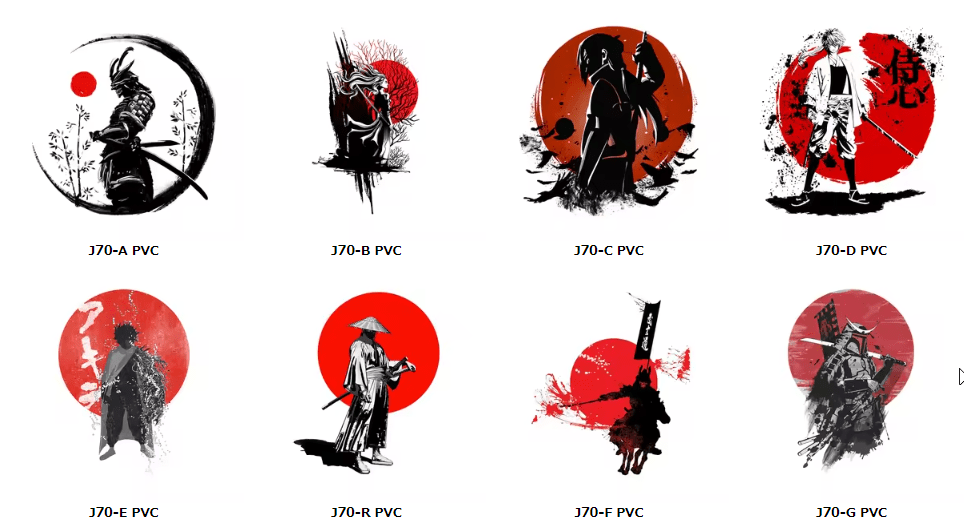 13cm For Samurai Warrior Car Accessories Sticker Scratch-Proof Sunscreen Decor Camper Windows Graffiti Decal - Image 6