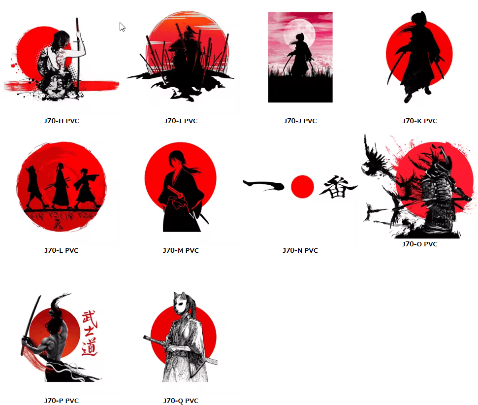 13cm For Samurai Warrior Car Accessories Sticker Scratch-Proof Sunscreen Decor Camper Windows Graffiti Decal - Image 5