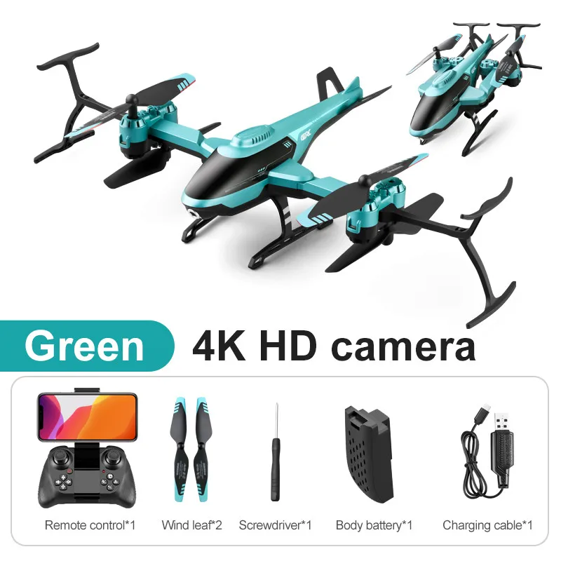 color blue 4DRC New V10 RC Mini Drone 4k profesional HD Camera WIFI Fpv Drones With Camera 1080P HD RC Helicopters Quadcopter Dron Toys - Image 6