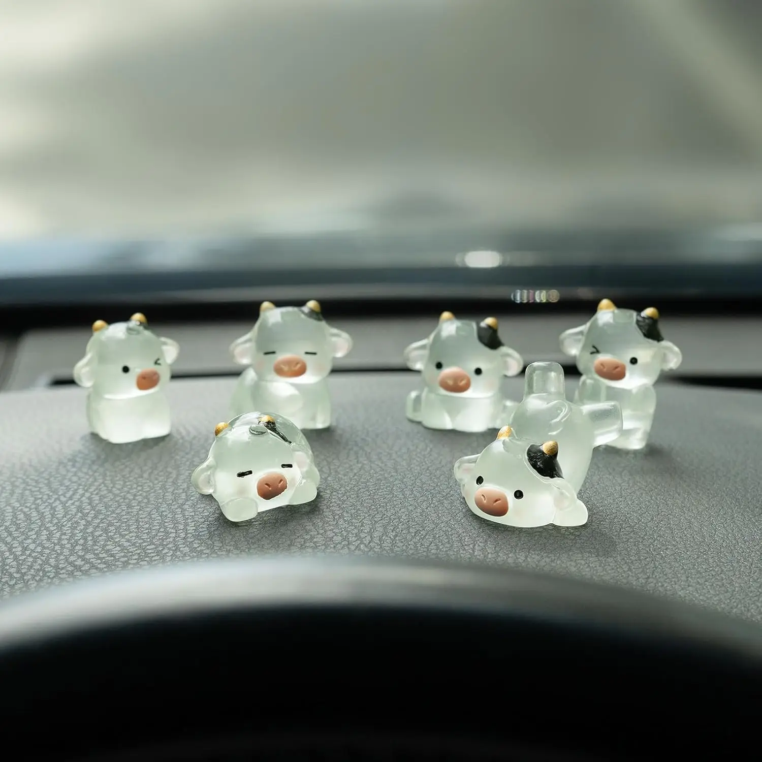 Cute Mini Animal Car Dashboard Accessories Fun Animal Car Rear view Mirror Decor Interior Ornaments Fairy Garden Home Car Gifts - Image 10