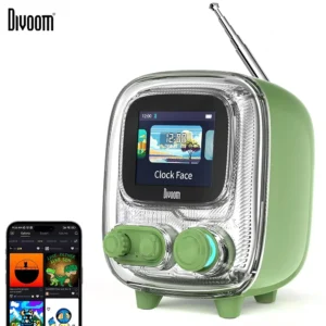 Divoom T-tiivoo-2 Mini Retro White Noise Bluetooth Speaker Portable Vintage Sleep Aid Bluetooth Speaker high quality Subwoofer