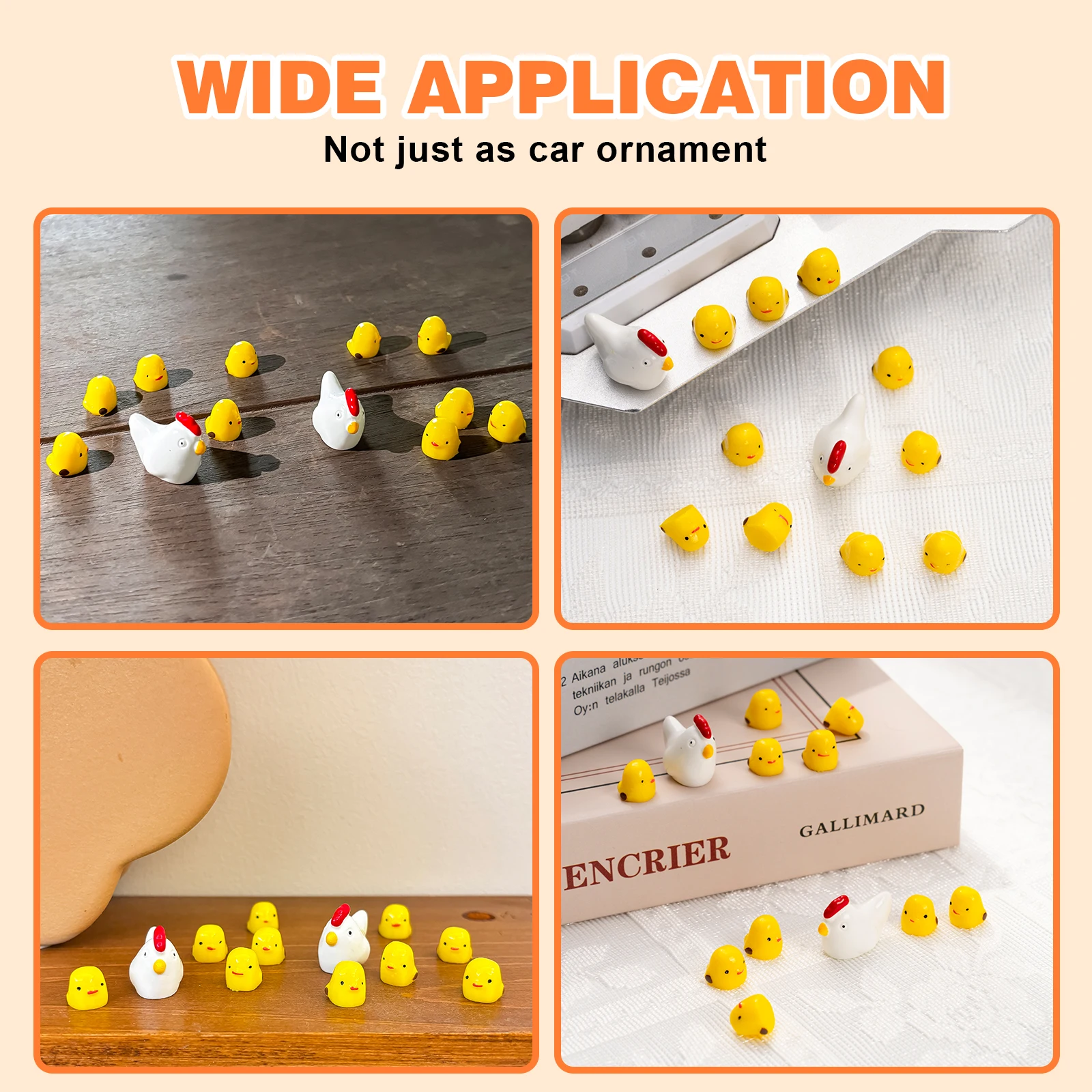 Cute Mini Animal Car Dashboard Accessories Fun Animal Car Rear view Mirror Decor Interior Ornaments Fairy Garden Home Car Gifts - Image 7