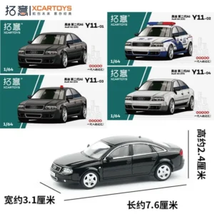 XCarToys 1/64 Audi Second-generation A6 (C5) Simulation Alloy Die-casting Car Model Kids Xmas Gift Toys for Boys