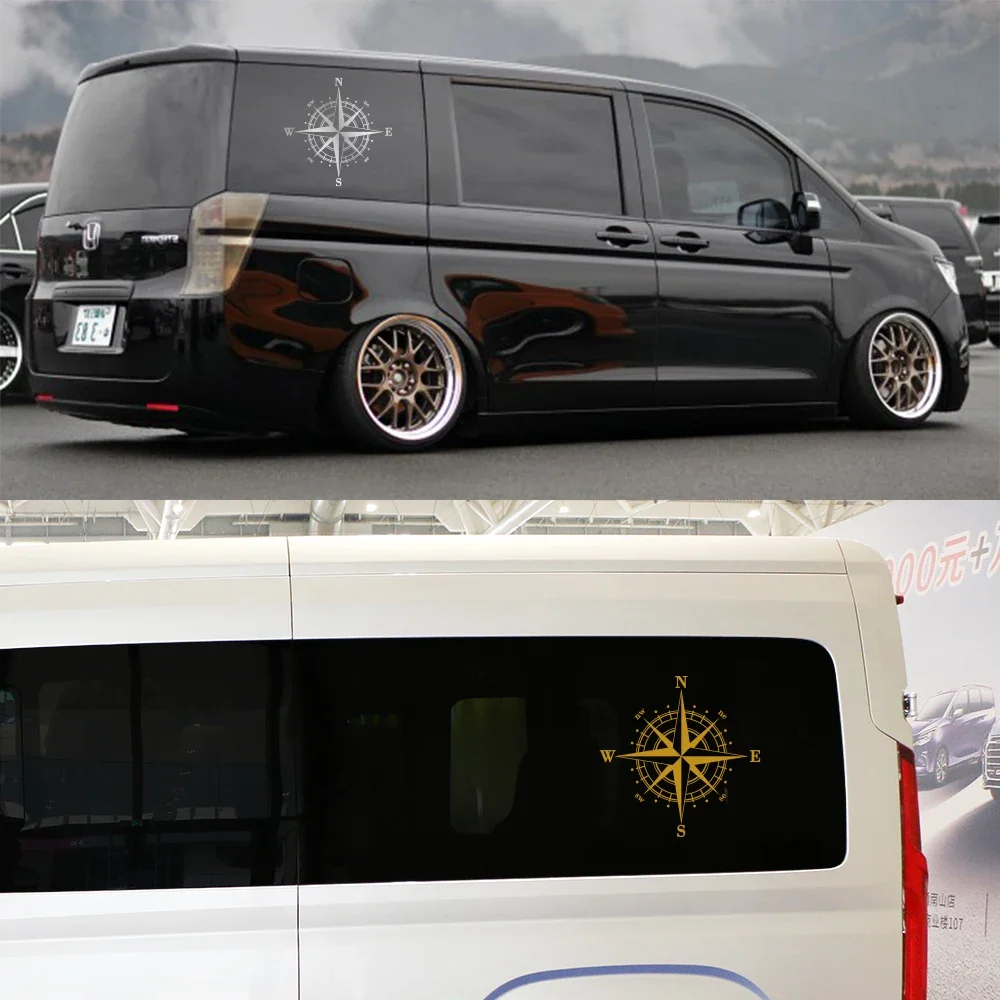 Creative Compass Styling Decor Stickers for Car Camper Van Bus Caravan Motorhome SUV Pickup Cargo Caravan Vinyl Camping Decals - Image 4