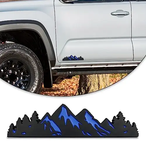 7 Inch Snow Mountain Tree Emblem Trunk Tailgate Mountains Graphic Badge fits for Car Truck Racing SUV Pickup RV - Image 8