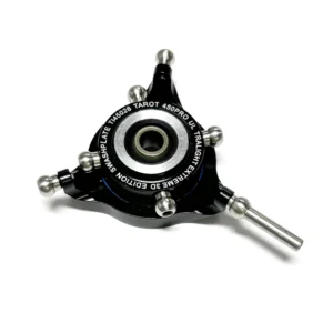 [black swashplate] Tarot 450 Flybarless Helicopter Main Rotor Head Black For Align Trex 450 Helicopter TL45110-07