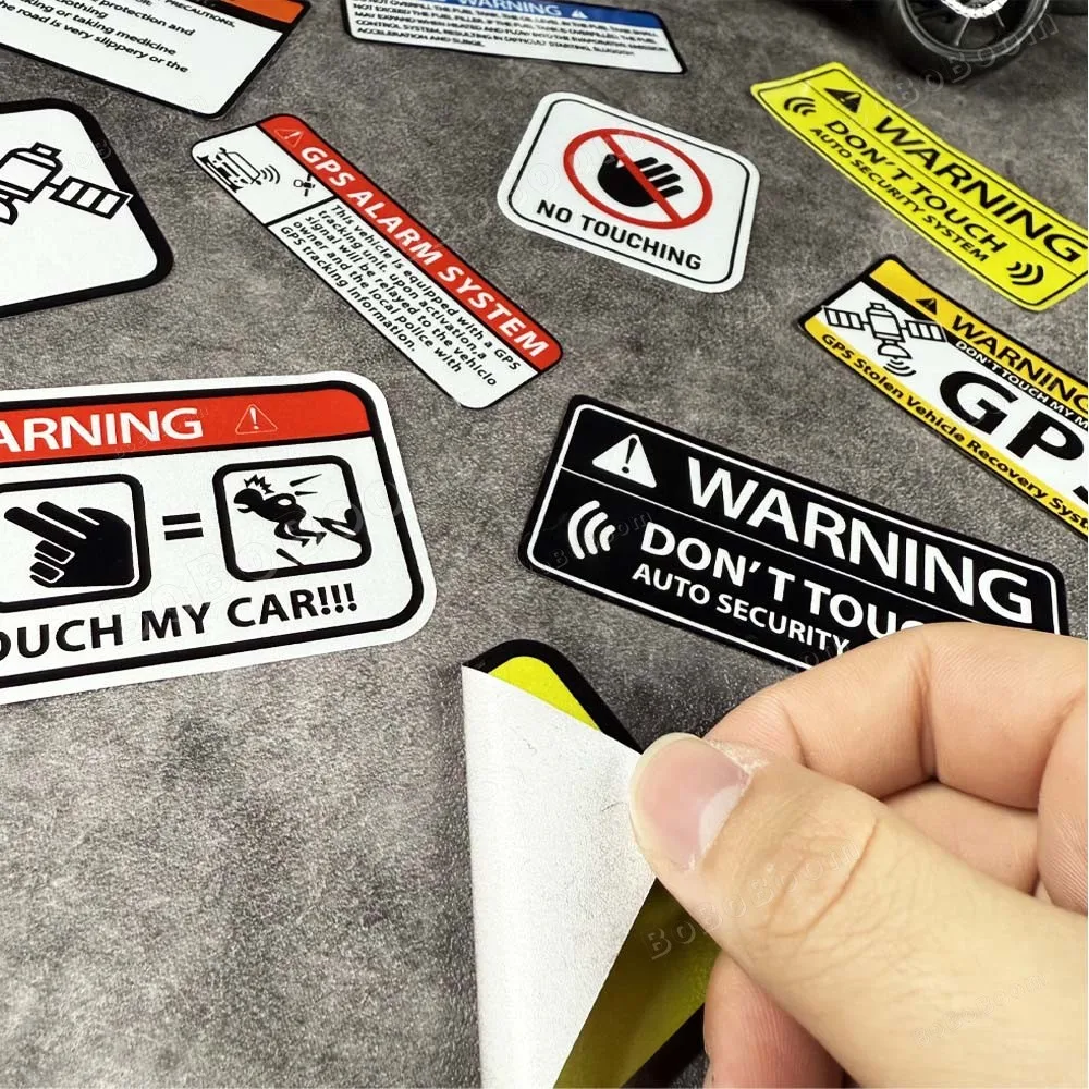 Reflective Motorcycle Sticker GPS Tracking Alarm Decal Decor Body Fuel Tank Racing Laptop Phone Luggage Diary Waterproof Sticker - Image 3