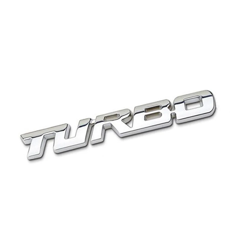 Car Sticker Turbocharged Turbo Metal Alloy 3D Badge Car Modification Accessories Rear Marked Side Marking Decorative Car-Sticker - Image 7