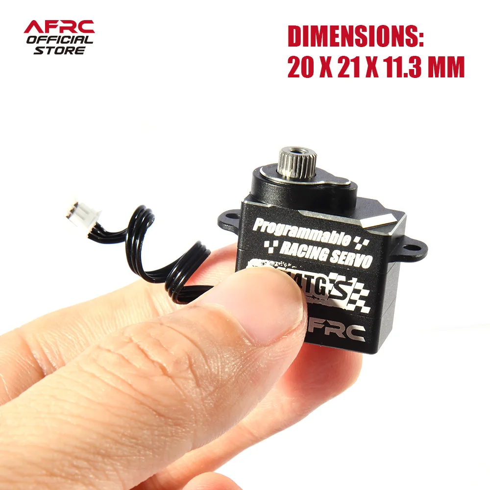 AFRC-D2114TG-S 11g All Metal Programmable Micro Super Mute Steering Servo For MINI Z 1/28 1/24 Car Model DIY Assembly Upgrading - Image 4