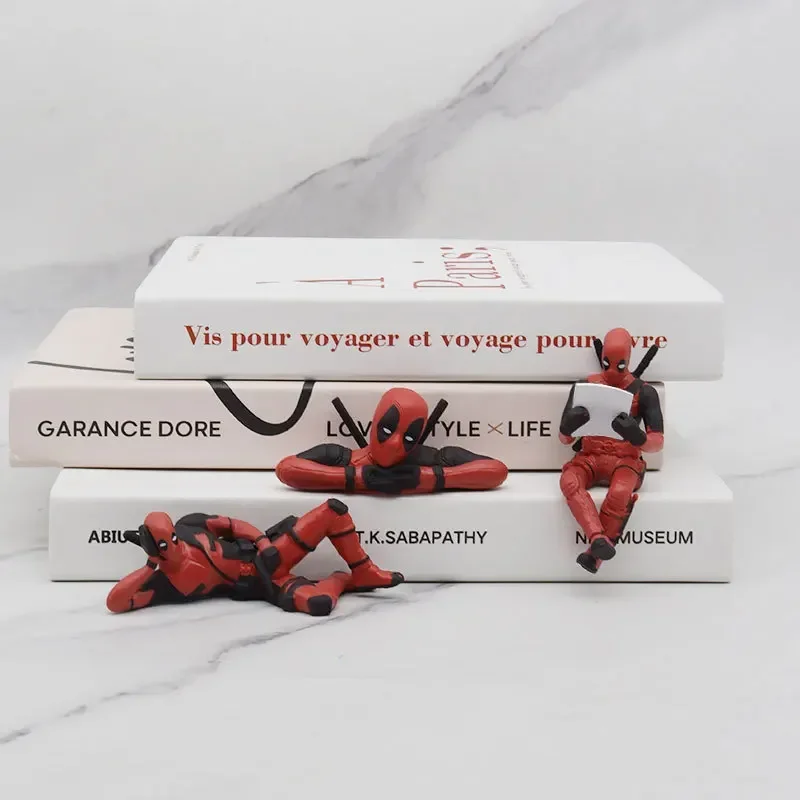Disney Deadpool 2 Action Figure Sitting /lying Posture Model Anime X-Men Mini Doll Decoration PVC Collection Figurine Toy - Image 4